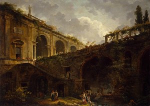 Stable in Ruins of the Villa Giulia